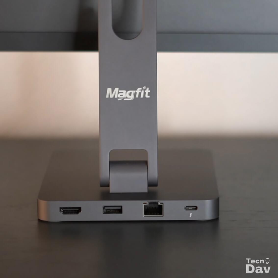 MAGFIT iPad Pro Docking Station Magnetic 4K 60hz Vertical HUB Stand For iPad Pro & MacBook - Magfit