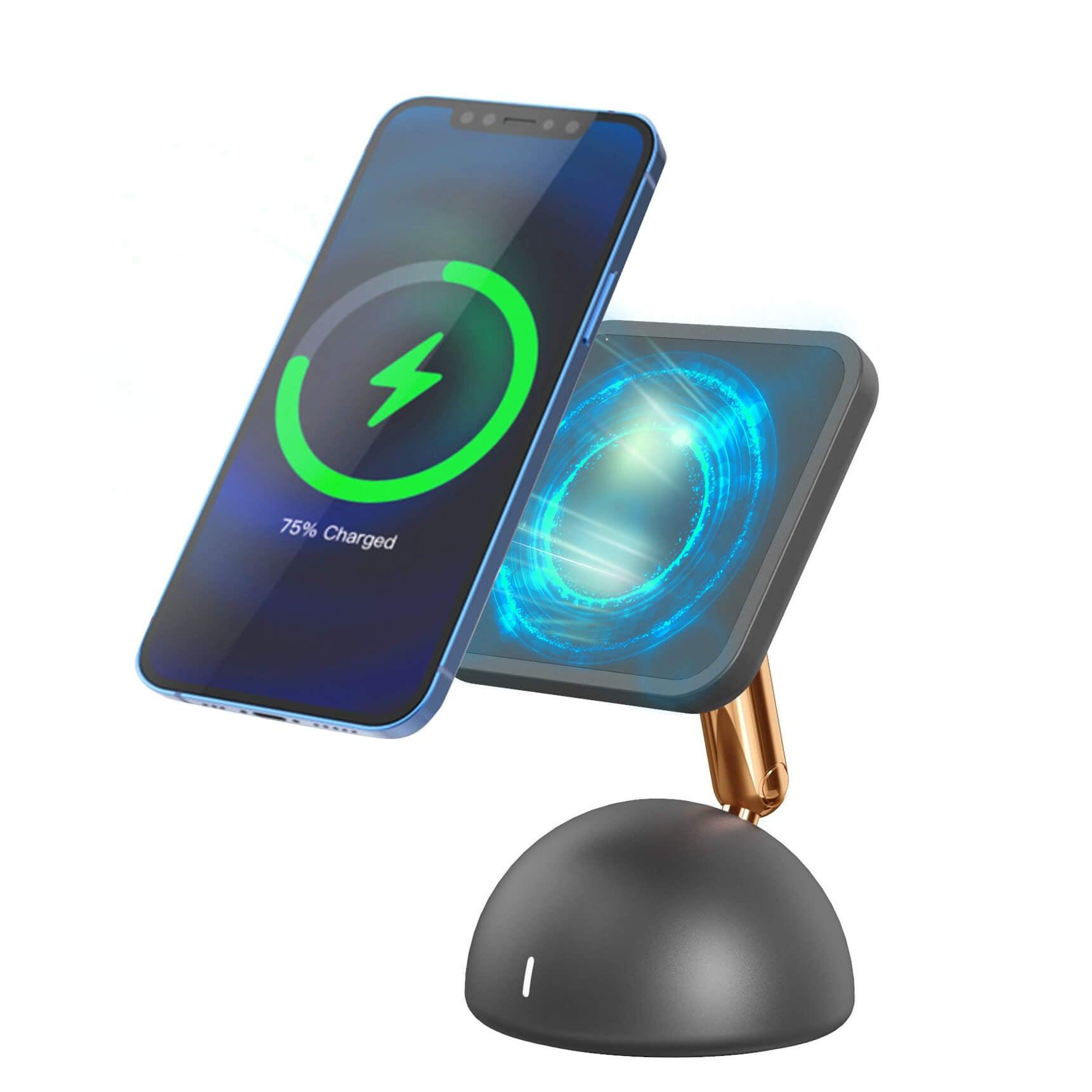 MAGFIT Wireless Charger For iPhone 13/12 with Retro iMAC G4 Style - Magfit