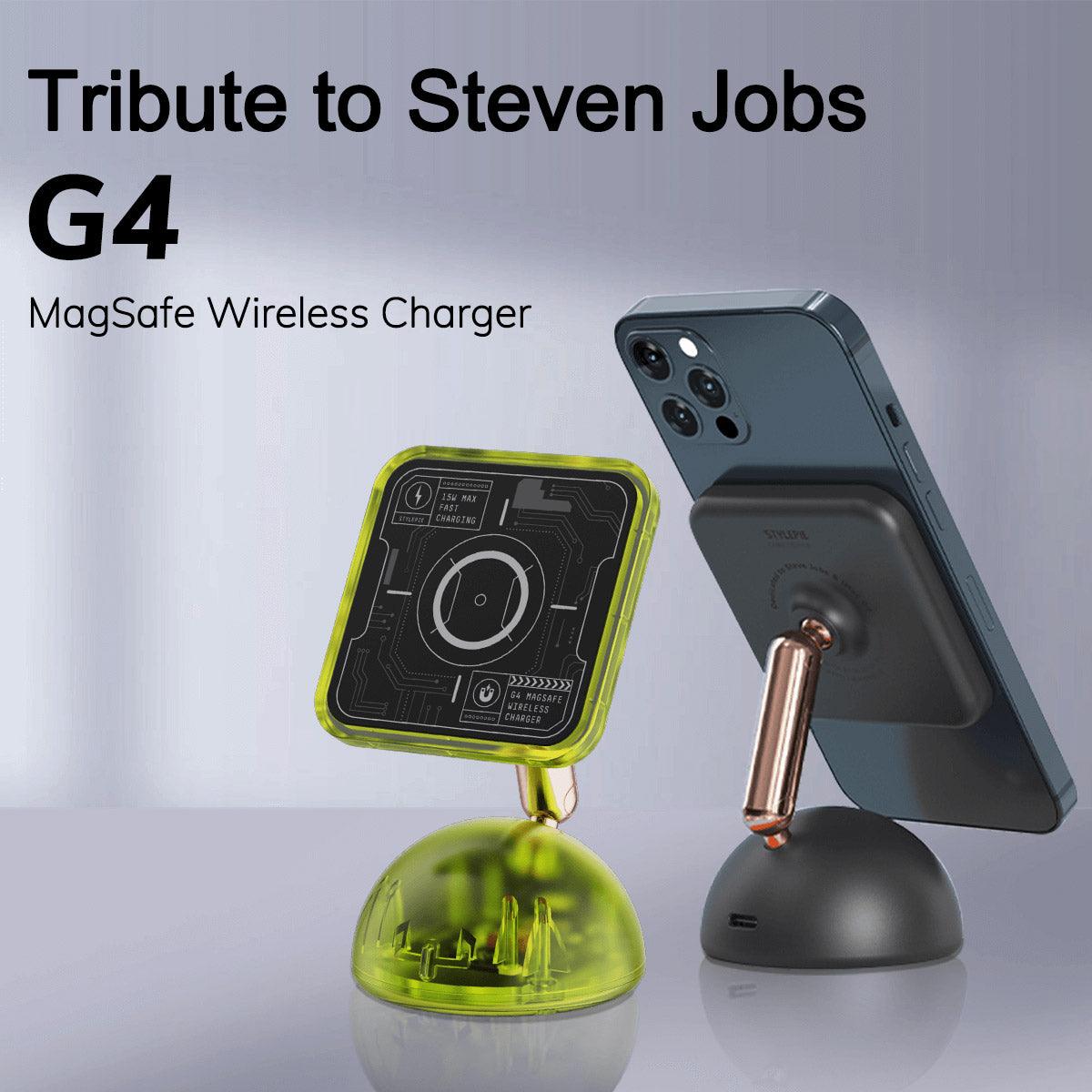 Longsea Magfit G4 Wireless Charger For iPhone 14/13/12 with Retro iMAC G4 Style - Magfit